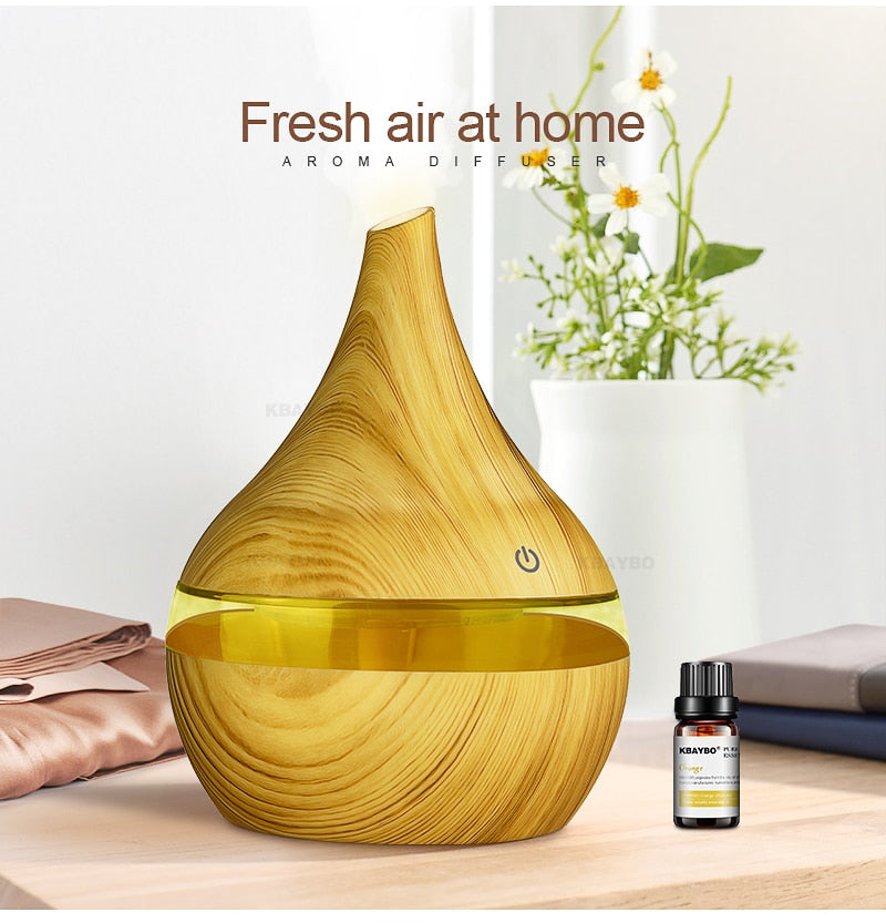 Párásító illatot szóró LED világítással - AromaGlow
