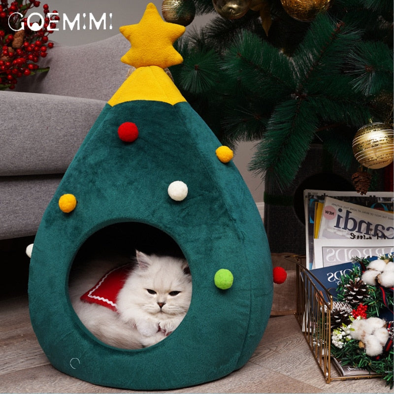 Karácsonyi fa Macskaágy - FestivePurr