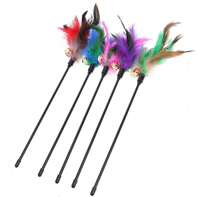 Macskajátékok Tollakkal (5 Darab) - FeatherChase