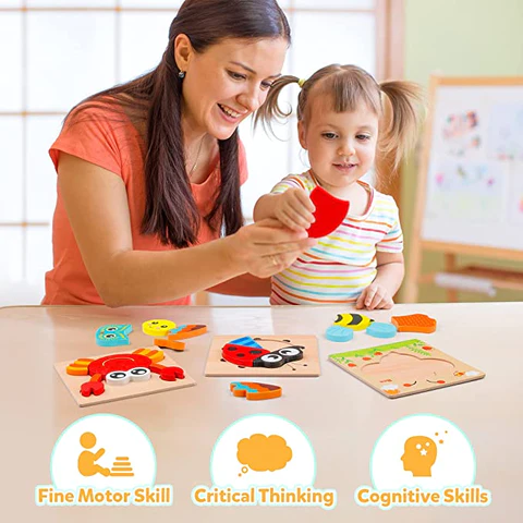 Fa tanulókirakó kisgyermekeknek – Montessori Felfedezőszett (1+1 INGYEN)