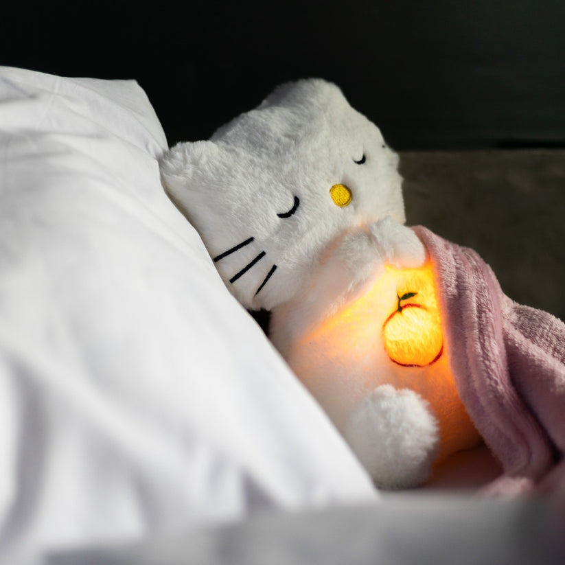 Megnyugtató plüssállat légzésritmussal és altató hanggal – Snoozie