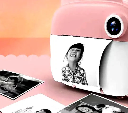 Gyerekeknek szánt azonnali fényképezőgép nyomtatási funkcióval – FotoSpaß Mini