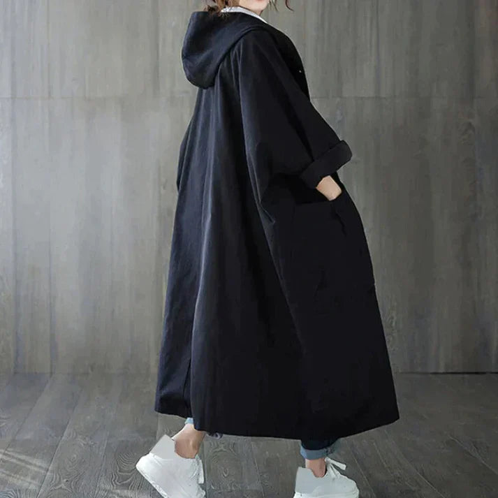 Trendi Túlméretezett Női Trenchcoat - Maren
