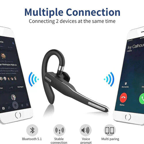 Vezeték nélküli Bluetooth 5.1 fejhallgató Dual Mic-kel - RoadMic Pro
