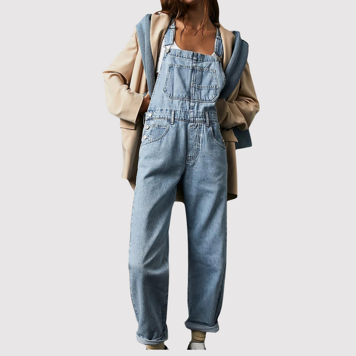 Denim Hölgyek Kertnadrág Relaxált Fazonnal – Serena