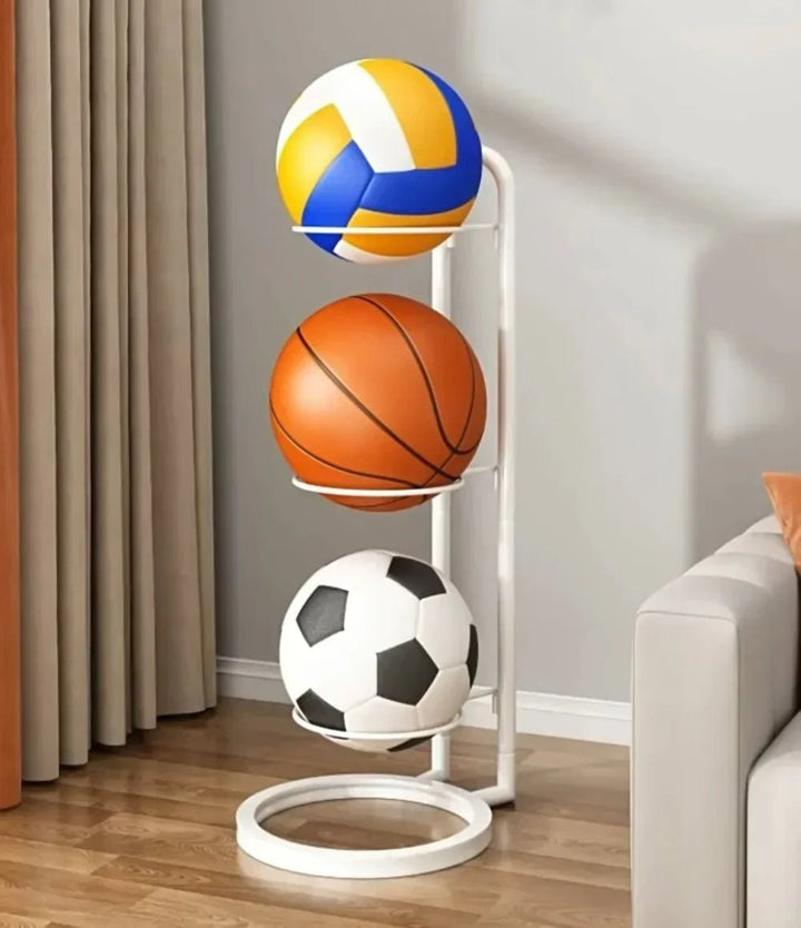 Kompakt tárolóállvány sportlabdákhoz és kiegészítőkhöz - BallRack Pro