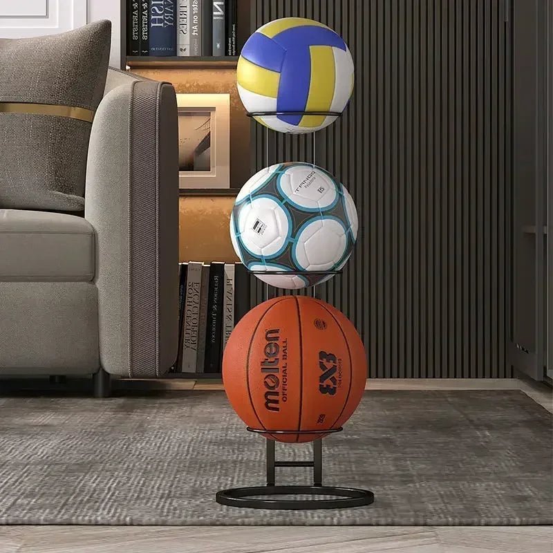 Kompakt tárolóállvány sportlabdákhoz és kiegészítőkhöz - BallRack Pro