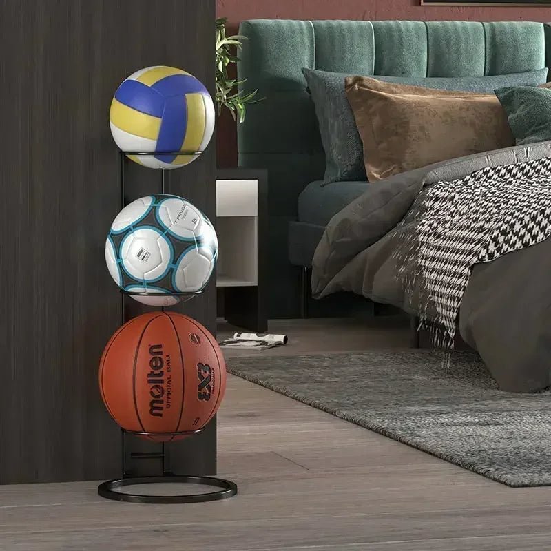 Kompakt tárolóállvány sportlabdákhoz és kiegészítőkhöz - BallRack Pro