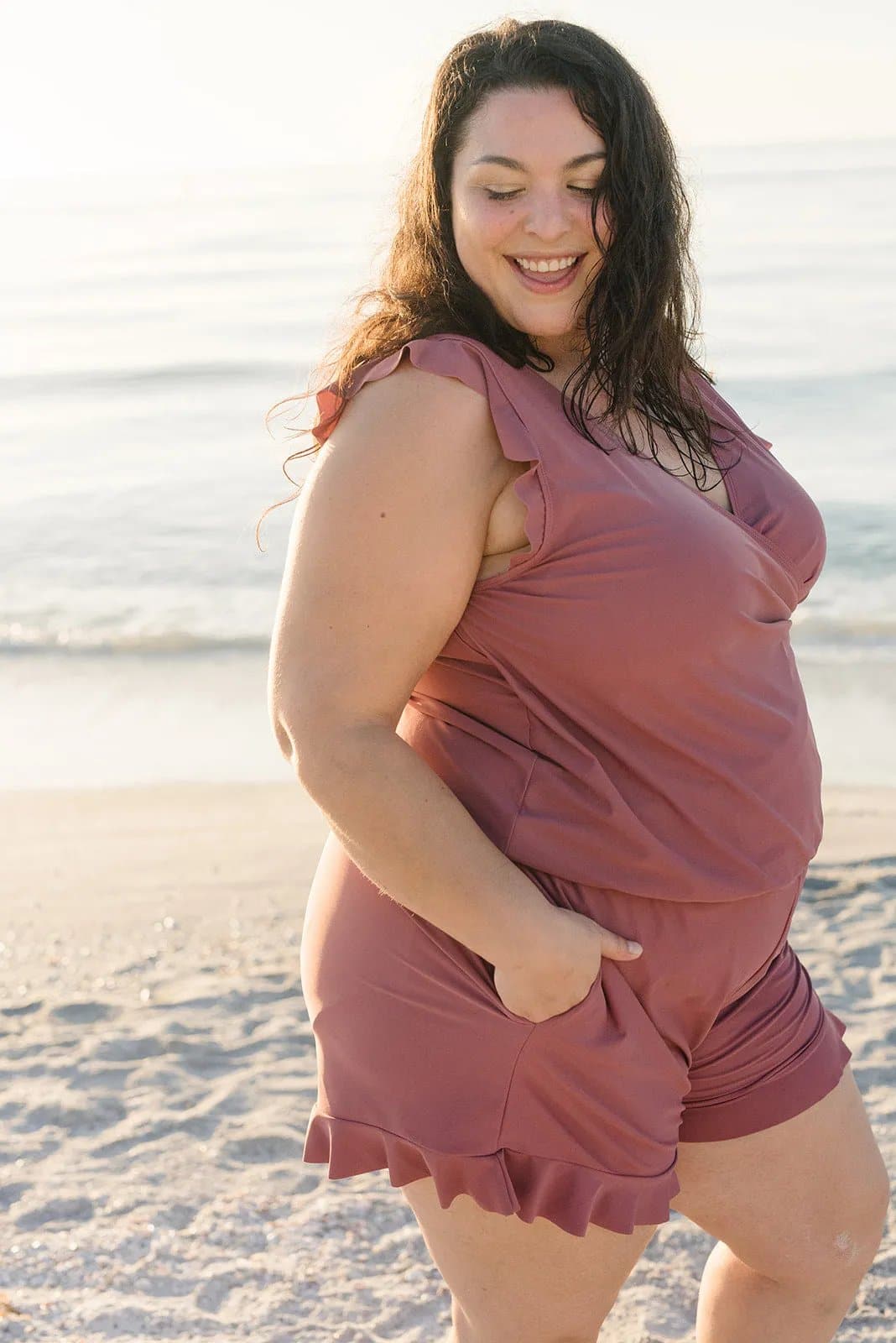 Női fürdőruha kényelmes fazonnal – Nola