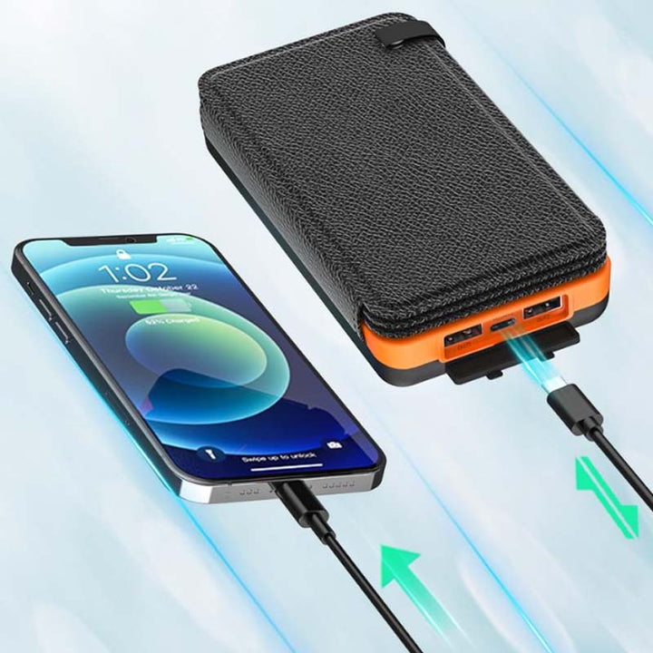 AA OOS Napelemes külső akkumulátor 4 panellel és 3 USB kimenettel – SunCore
