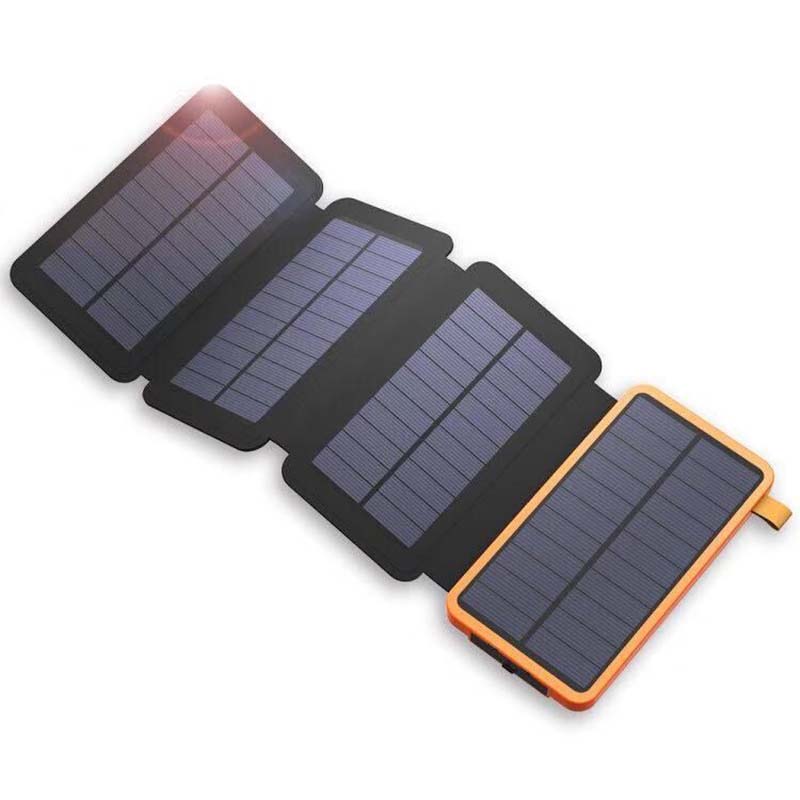 AA OOS Napelemes külső akkumulátor 4 panellel és 3 USB kimenettel – SunCore