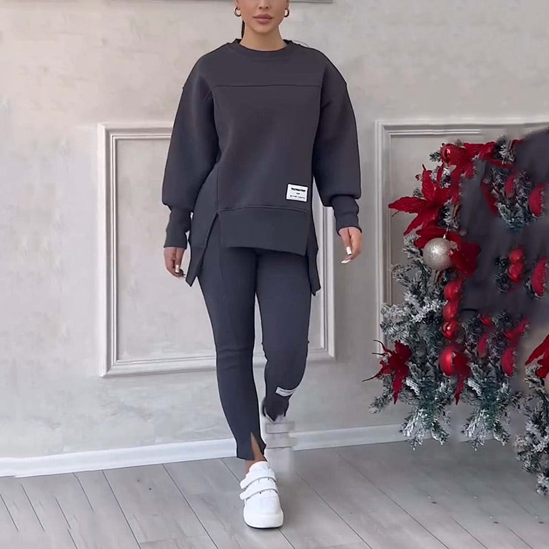 Casual Női Sweatshirt és Legging Szett - Elena