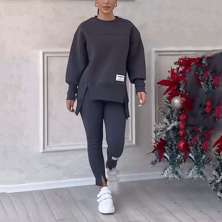Casual Női Sweatshirt és Legging Szett - Elena