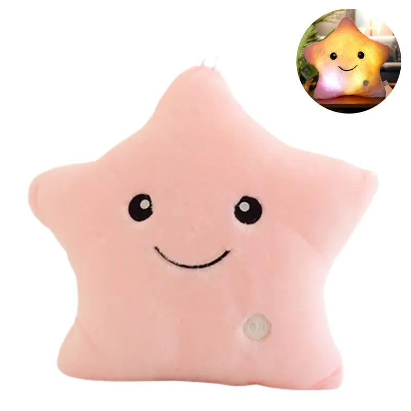 LED Világító Csillag Plüsspárna Gyerekeknek - StarGlow