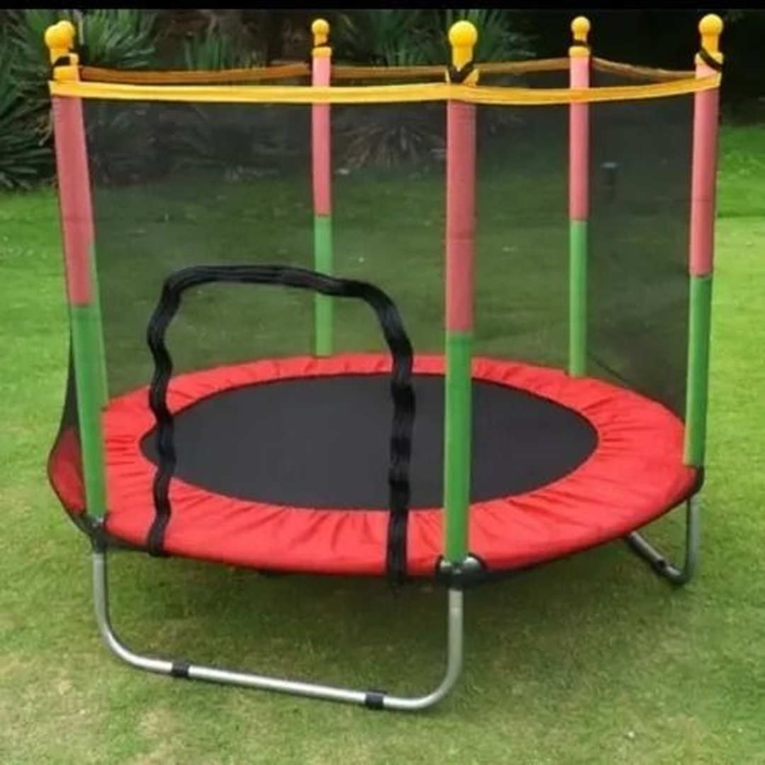 AA NOT AVAIALBLE Gyerek trambulin biztonsági hálóval – Jumpie KidsTramp