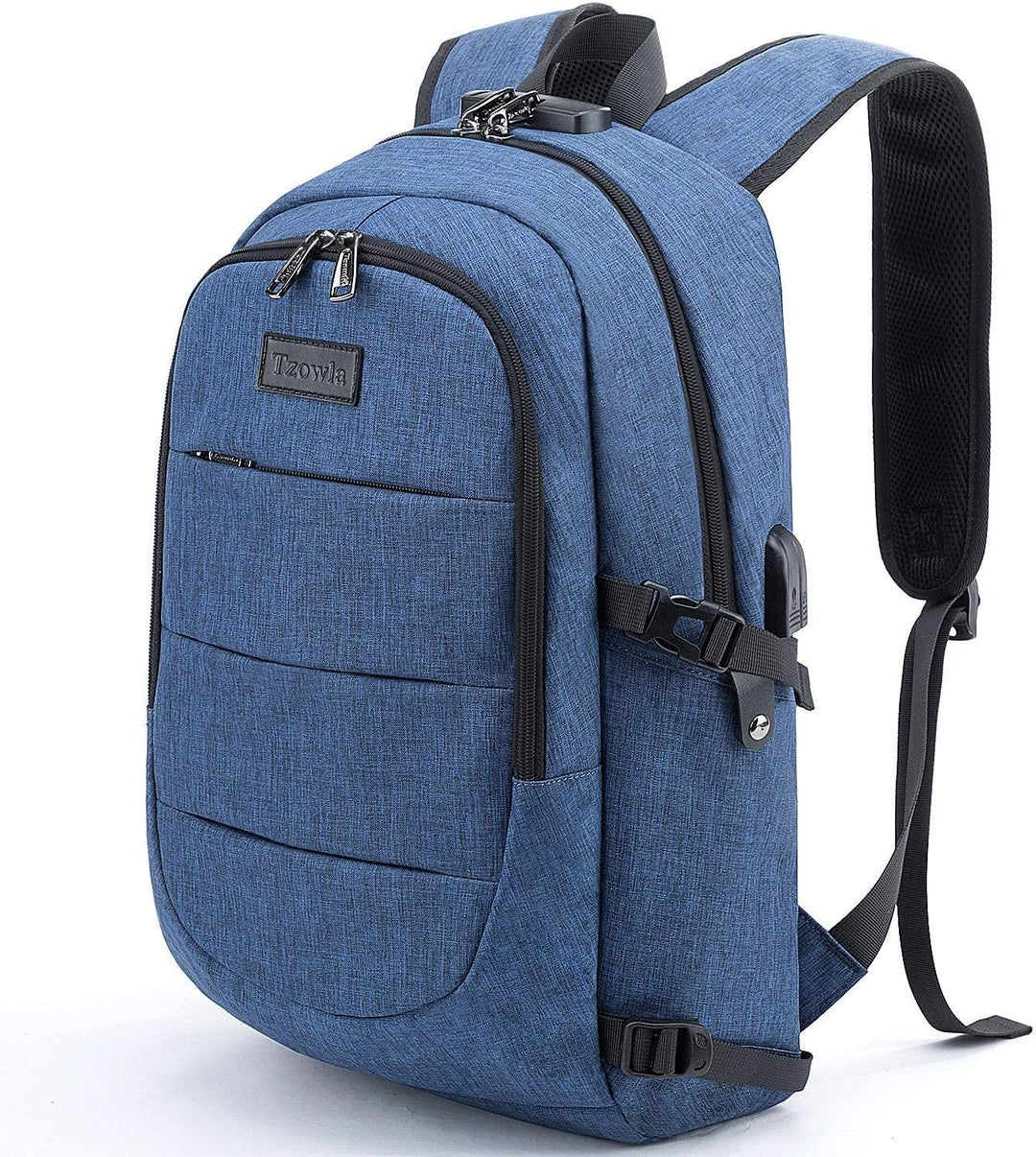 Extra nagy lopásgátló laptop és utazó hátizsák USB porttal – 30–50L