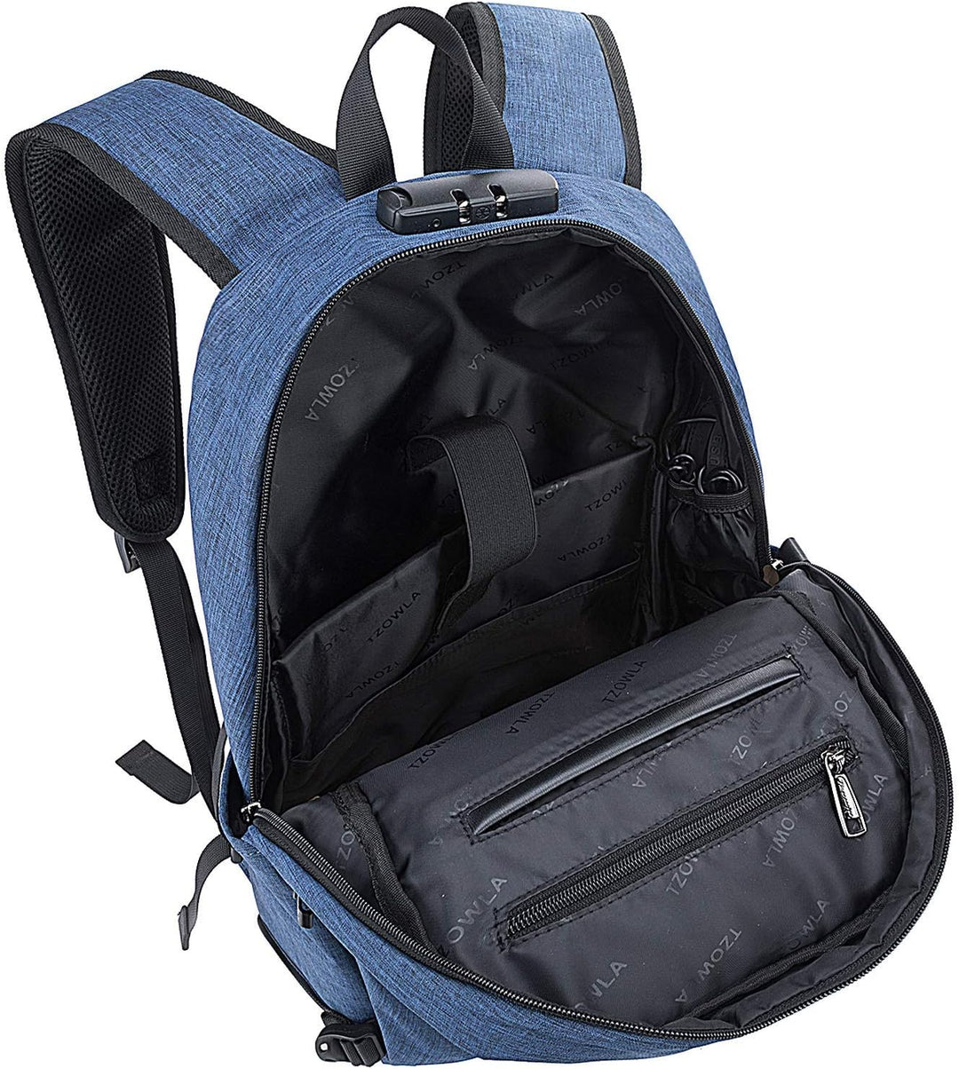 Extra nagy lopásgátló laptop és utazó hátizsák USB porttal – 30–50L