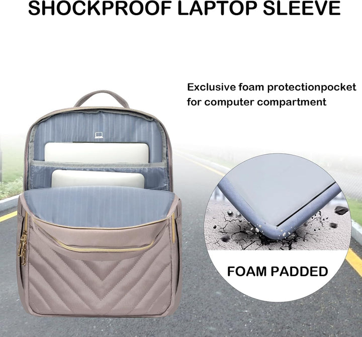 Könnyű vízálló laptop hátizsák USB porttal – 15,6" kompatibilis