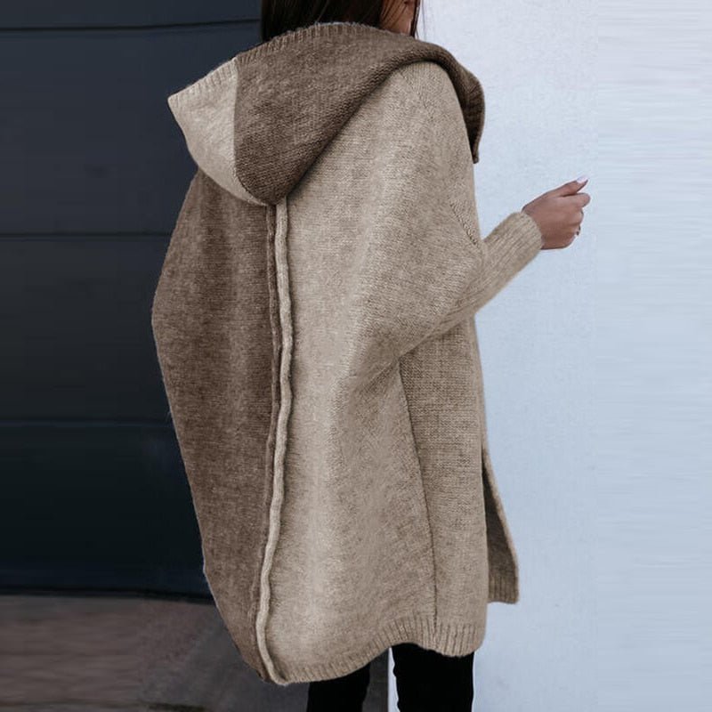 Női kötött dzseki patchwork mintával – Őszi varázslat Amarelle
