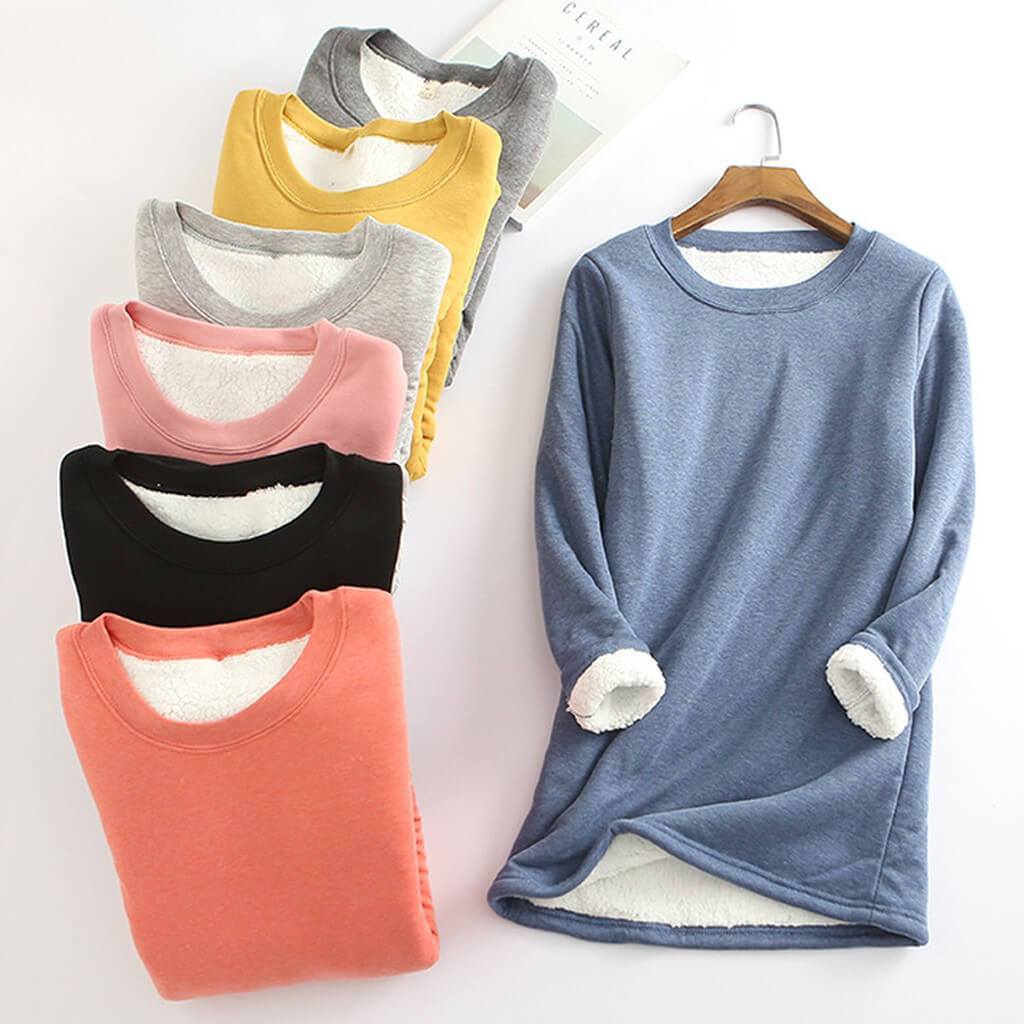 Női fleece pulóver béléssel – Mira