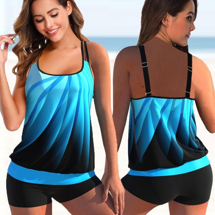 AA OOS Plus Size Tankini a Strandra és Medencéhez - Marielle